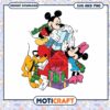 Cute Disney Characters Holiday SVG and PNG Download