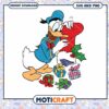 Cute Donald Duck Christmas SVG and PNG Clipart Download 1 Cute Donald Duck Christmas SVG and PNG Clipart Download