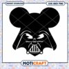 Cute Darth Vader Mouse Head SVG Download for Crafts 2 Cute Darth Vader Mouse Head SVG Download for Crafts