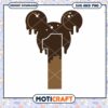 Cute Chocolate Drip Number One SVG File for Kids Party