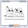 Cute Cartoon Characters Coloring Page SVG Download 2 Cute Cartoon Characters Coloring Page SVG Download