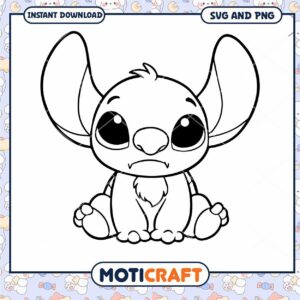 Cute Cartoon Character SVG with Instant Download Options