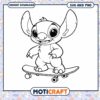 Cute Cartoon Character Skateboarding SVG Download File 2 Cute Cartoon Character Skateboarding SVG Download File