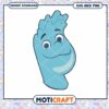 Cute Cartoon Character Blue Foot SVG for Instant Download 1 Cute Cartoon Character Blue Foot SVG for Instant Download