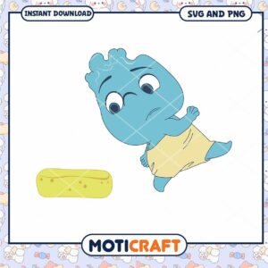Cute Cartoon Baby Character SVG Download for Crafts