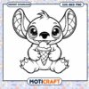 Cute Cartoon Animal with Ice Cream SVG Downloadable Art 2 Cute Cartoon Animal with Ice Cream SVG Downloadable Art