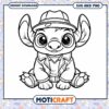 Cute Cartoon Animal SVG Download for Coloring Fun