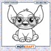 Cute Cartoon Animal with Glasses SVG Instant Download 2 Cute Cartoon Animal with Glasses SVG Instant Download