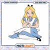 Cute Cartoon Alice SVG Downloadable Art File Design 1 Cute Cartoon Alice SVG Downloadable Art File Design