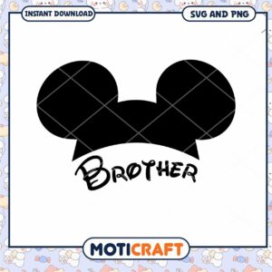 Cute Brother SVG Design for Instant Download Fun Crafting
