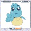 Cute Blue Character SVG Downloadable Design File