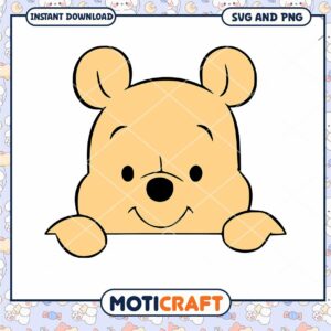 Cute Bear SVG Instant Download for Kids Craft Projects