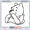 Cute Bear Character SVG Outline for Instant Download 1 Cute Bear Character SVG Outline for Instant Download