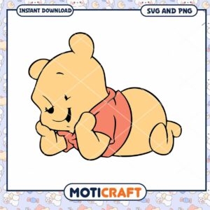 Cute Bear Character SVG for Crafts and Design Projects