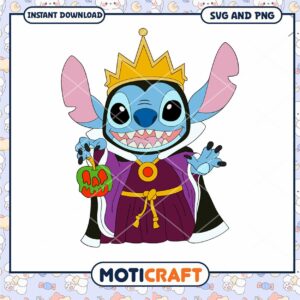 Colorful SVG Download of Fantasy Character with Crown