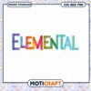 Colorful Elemental Word Art SVG Digital Download File 2 Colorful Elemental Word Art SVG Digital Download File