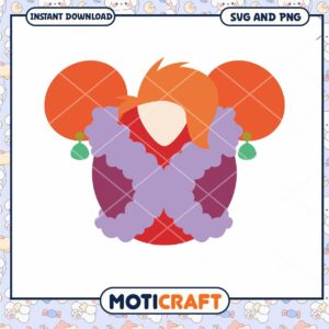 Colorful Character SVG Design for Instant Download Art