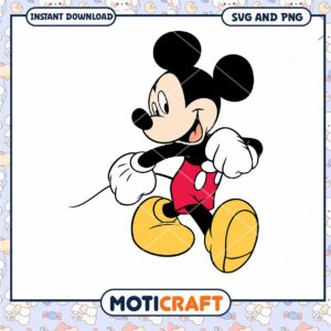 Classic Mickey Mouse SVG for Creative Projects Download