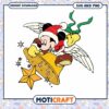 Christmas Celebration Mickey Mouse SVG Instant Download Art