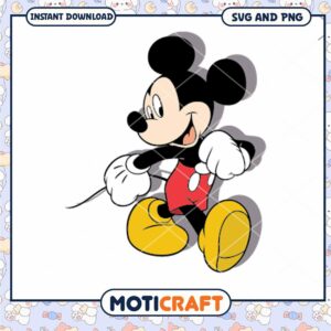 Cheerful Cartoon Mouse SVG Download for Fun Projects