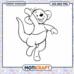 Cheerful Cartoon Character SVG for Crafting Projects