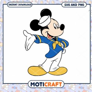 Cheerful Cartoon Character SVG Download for Crafts