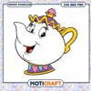 Charming Teapot Character SVG Instant Download for Crafts