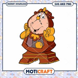 Charming Clock Character SVG for Instant Download Use