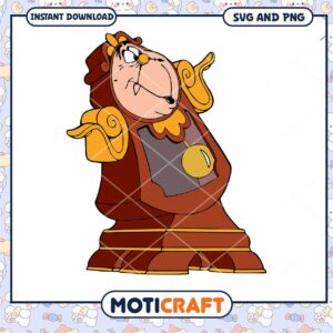 Charming Clock Character SVG Instant Download Design File