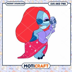 Charming Cartoon Singer SVG Instant Download Design