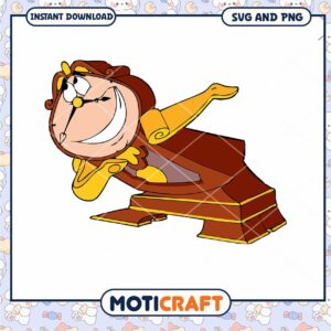 Charming Cartoon Clock Character SVG File for Download