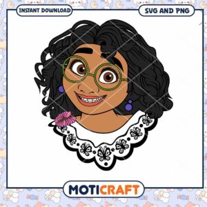 Charming Cartoon Character SVG Instant Download Art