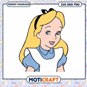 Charming Alice in Wonderland SVG Instant Download Design Charming Alice in Wonderland SVG Instant Download Design