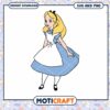Charming Alice Character SVG for Creative Projects