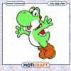 Yoshi character design, instant download SVG and PNG files