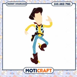 Woody SVG Cut File Instant Download