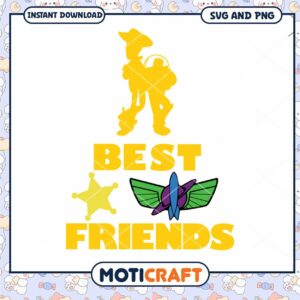 Woody Buzz Best Friends SVG Cut File