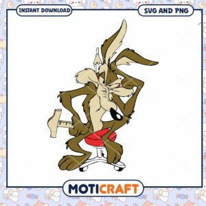 Wile E Coyote SVG Design Instant Download