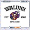 Waluigi SVG PNG 1985 Super Mario