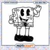 Vintage Spongebob SVG Cut File
