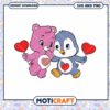 Valentine's Day Care Bears Penguin SVG