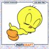 Tweety Bird Sleeping SVG PNG Instant Download