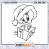 Tweety Bird Christmas SVG PNG