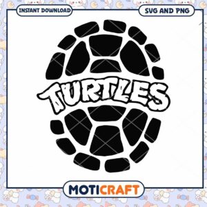 Turtle Graphic Design Download, Ideal for DIY Projects and Crafts