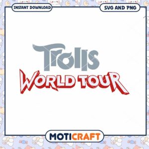 Trolls World Tour SVG PNG Cut File
