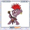 Trolls Rock Guitar Girl SVG PNG Cut File