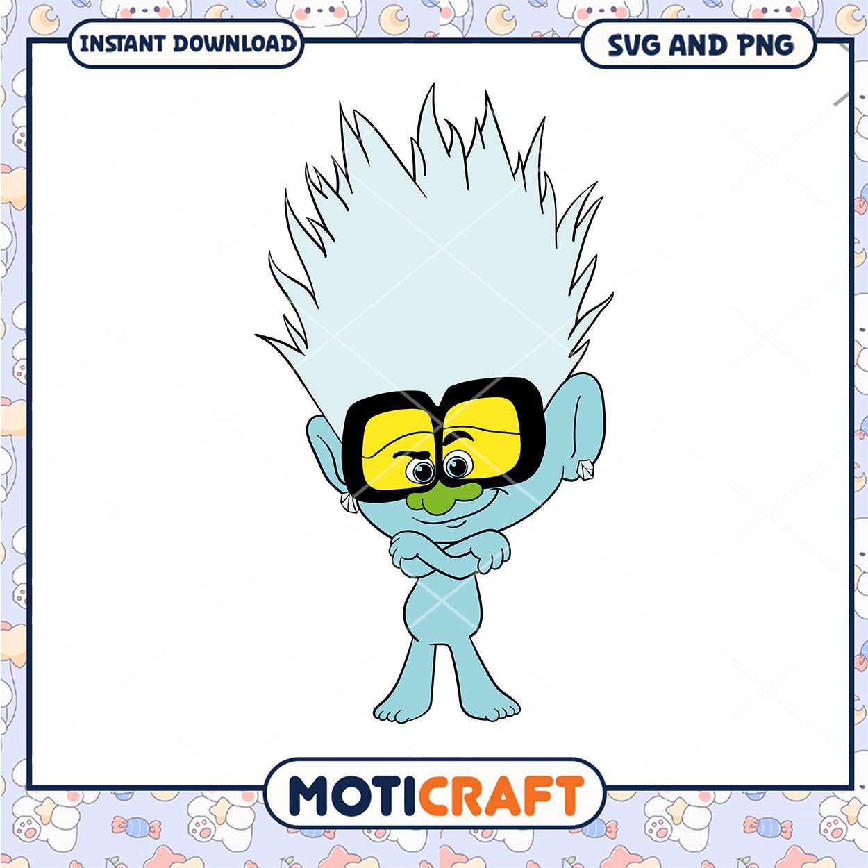 Troll character design for SVG and PNG downloads, fun and playful Troll character design for SVG and PNG downloads, fun and playful