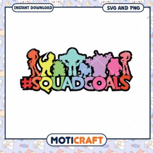 Toy Story Squad Goals SVG PNG