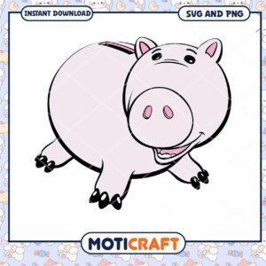 Toy Story Piggy Bank SVG PNG Download