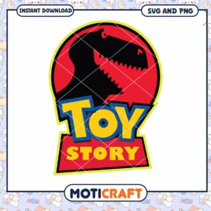 Toy Story Rex SVG PNG Instant Download